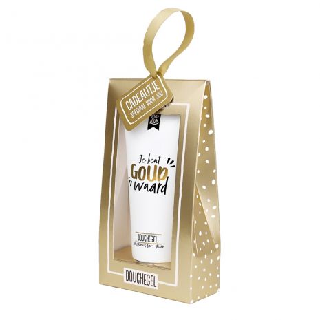 Douchegel cadeau verpakking zijaanzicht