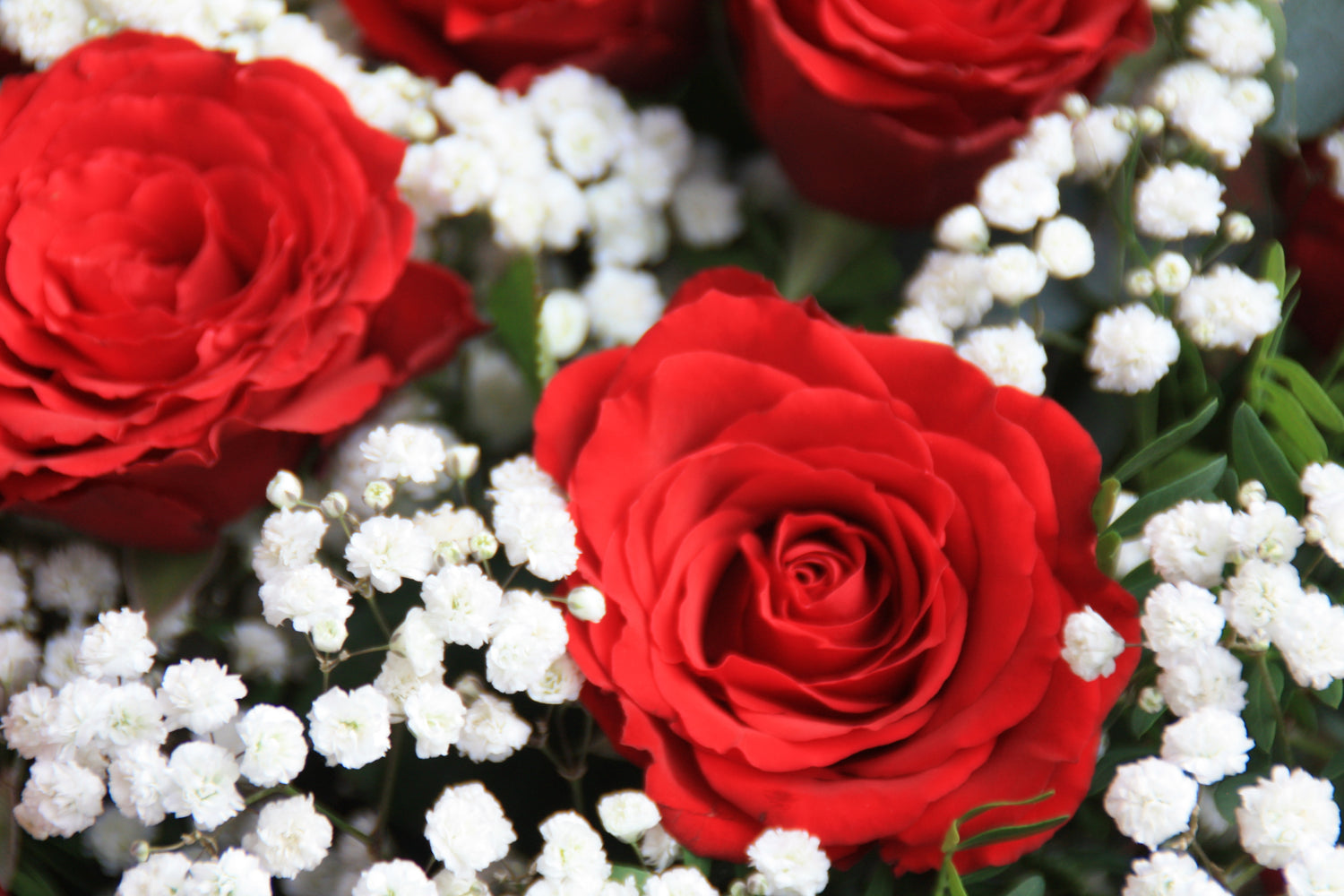 Boeket romantiek closeup